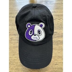 Rare Kanye West Black And Purple Smoking Panda Hat. Vintage